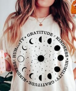 Kindness Humility Gratitude Tee, Be Kind Tee ,Peace T-Shirt, Hippie Graphic Tee, Comfort Colors T-shirt