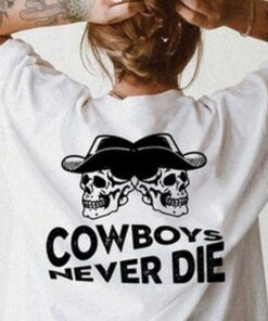 Cowboys Never Die Tee, Skeleton Cowboy Tee, Dancing Skeleton Tee, Boho Tee, Comfort Colors Tee