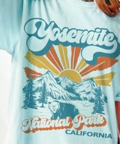 Yosemite Tee, Yosemite T-shirt, Yosemite National Park, Comfort Colors T-shirt, Size up for Ovesized