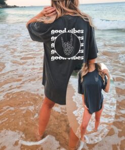 Comfort Colors T-Shirt, Beach T-Shirt, Good Vibes, Summer Tee