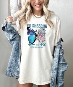 Ed Sheeran Shirt, Ed Sheeran Tour 2023 Bad Habit Shirt, Mathematics Tour 2023 Shirt, Comforcolor shirt