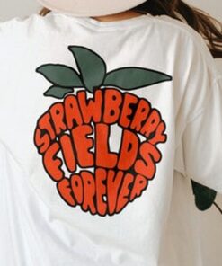 Strawberry Fields Forever Tee, Retro Style T-Shirt, Hippie Tee, Comfort Colors T-shirt