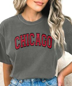 Comfort Colors Chicago Shirt, Distressed Chicago Shirt