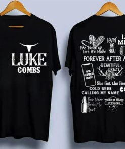 Luke Combs Track List, Luke Combs Concert Tshirt