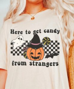 Trick Or Treat Halloween Shirt, Cute Pumpkin Tee