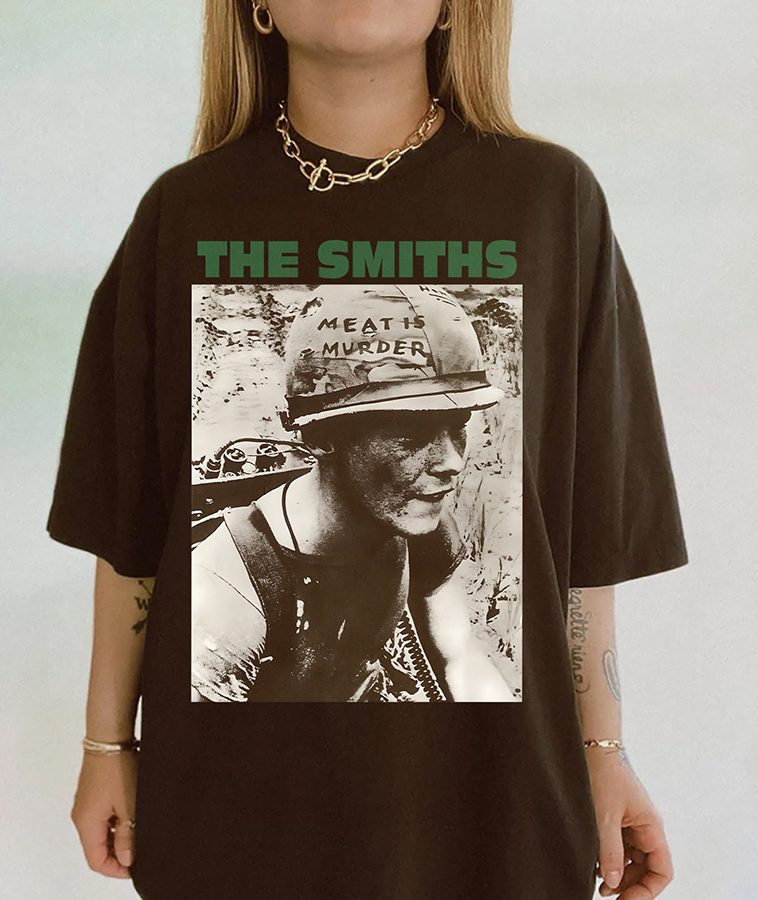 Smiths Vintage T-shirt, Meat is Tee, Vintage The Smiths 80S tour shirt, The Smiths Rock Band Shirt - Cherrycatshop