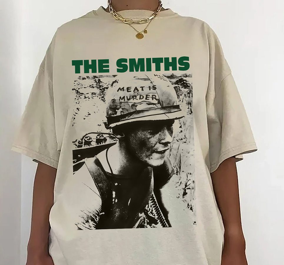 Smiths Vintage T-shirt, Meat is Tee, Vintage The Smiths 80S tour shirt, The Smiths Rock Band Shirt - Cherrycatshop