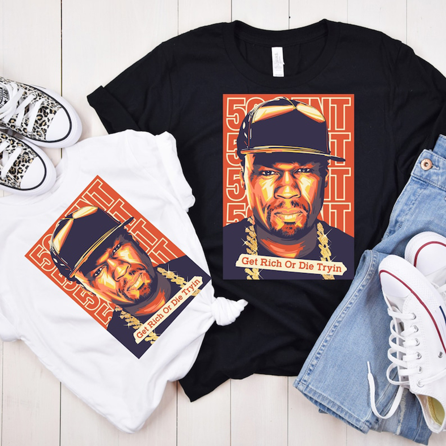50 Cent Vintage shirt, 50 Cent Rapper Shirt, 50 Cent Shirt - Cherrycatshop