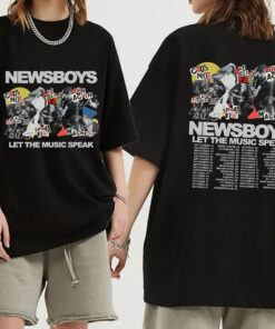 Newsboys tour 2023 shirt, Newsboys 2023 Let The Music Speak Tour Shirt