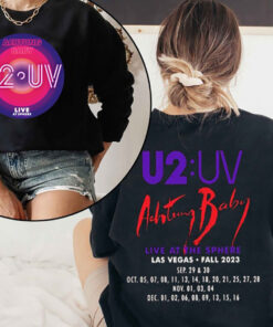 U2 Tour 2023 Shirt, U2 Band Concert Merch Shirt, Achtung Baby Live At Sphere U2 Band Shirt, Graphic U2 Band Tour 2023 Shirt
