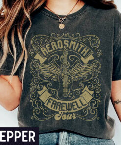 Aerosmith Farewell Tour Comfort Colors Shirt, Aerosmith Tour 2023 shirt, Aerosmith shirt