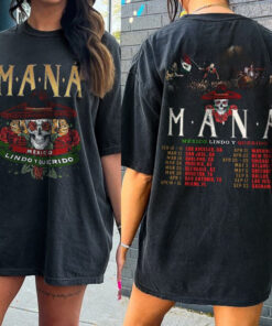 MANÁ México Lindo y Querido Tour 2 Sides Shirt, MANÁ Tour Tshirt, MANÁ Concert Sweatshirt