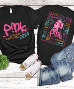 P!nk Summer Carnival 2023 Tour Shirt, P!nk Fan Lovers Shirt, Pink Tour Get This Party Started Shirt, Pink Singer Summer Carnival 2023 Tour Shirt