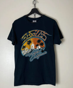 Eagles Band Hotel California Vintage 70s T shirt, Eagles The Long Goodbye Final Tour Rock Band t shirt