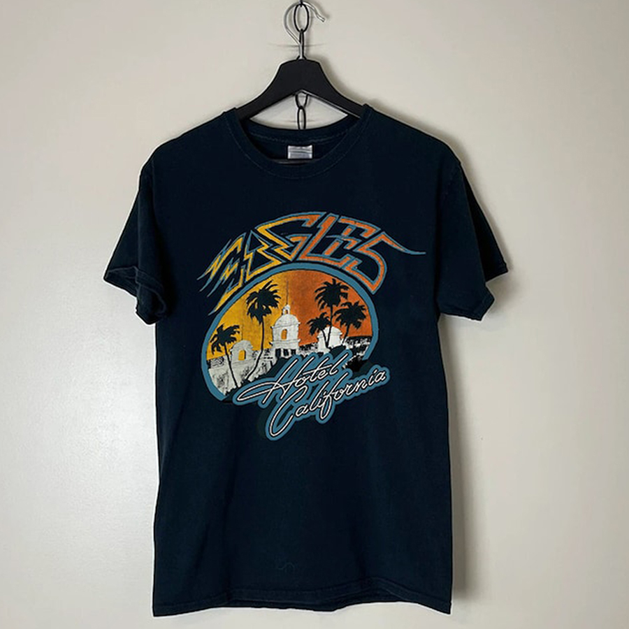 Eagles Band Hotel California Vintage 70s T shirt, Eagles The Long Goodbye  Final Tour Rock Band t shirt - Cherrycatshop