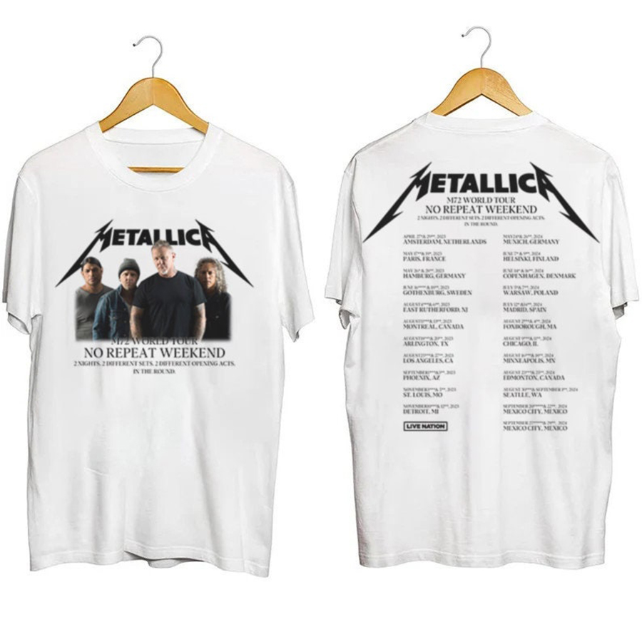 Metallica 72 Seasons 2023 – 2024 World Tour T-Shirt, Metallica Band Fan ...