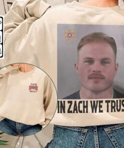 Zach Bryan Mugshot Shirt, Album Zach Bryan Shirt, Trump Mug Shot In Zach We Trust Oklahoma Shirt, Zach Bryan Shirt