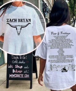 Zach Bryan Fear and Fridays Shirt, Zach Bryan tour shirt, Zach Bryan Poem Sweatshirt