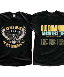 Old Dominion tour 2023 Shirt, Old Dominion No Bad Vibes Tour 2023 Shirt, Old Dominion merch tee