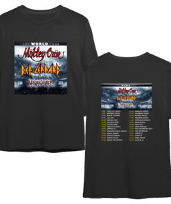 Def Leppard Motley Crue World Tour 2023 Concert Shirt, Def Leppard Shirt, World Tour 2023 Tour Shirt