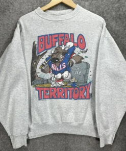 Vintage Buffalo Territory Football Sweatshirt, NFL Buffalo Shirt, Buffalo Football Crewneck, Buffalo New York, Buffalo Fan Gift