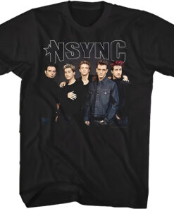 NSYNC T-Shirt, Stark Group Shot T-Shirt, Graphic Tee For Music Lovers