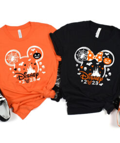 Disney 2023 Halloween Shirt,Custom Disney Halloween Shirt,Mickey Minnie Halloween Shirt,Custom Family Disney TShirt,Halloween Family Shirt