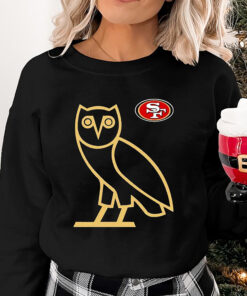 49ers owl hoodie, Ovo 49ers Shirt, San Francisco Owl tshirt
