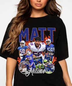 Vintage 90s Graphic Style Matt Milano Shirt, Matt Milano Shirt, Matt Milano tshirt, Matt Milano Football shirt