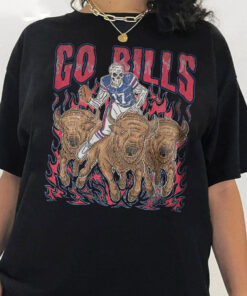 Buffalo Football Skeleton Comfort Colors Shirt, Vintage Bootleg Football, Go Bills Sweatshirt