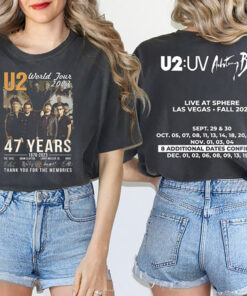 Fall Tour 2023 Rock Band U2 Shirt, Achtung Baby Live At Sphere U2 Band Shirt, Signature U2 Shirt, U2 Band Concert Tee