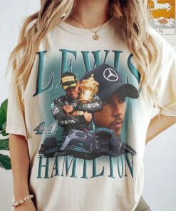 Lewis Hamilton Shirt - Formula 1 Racing Team Mercedes 90s Vintage Bootleg Style Rap Tee, F1 Drive Lewis Hamilton The Eras Shirt