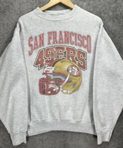 Vintage San Francisco Football Crewneck Sweatshirt, Retro NFL San Francisco Football T-Shirt
