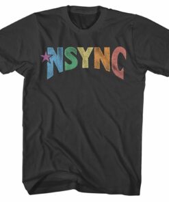 NSYNC Multi Color Logo 2 Smoke Adult Shirt, NSYNC Multi Shirt, NSYNC Multi Sweatshirt, NSYNC Band Shirt, NSYNC Band Sweatshirt