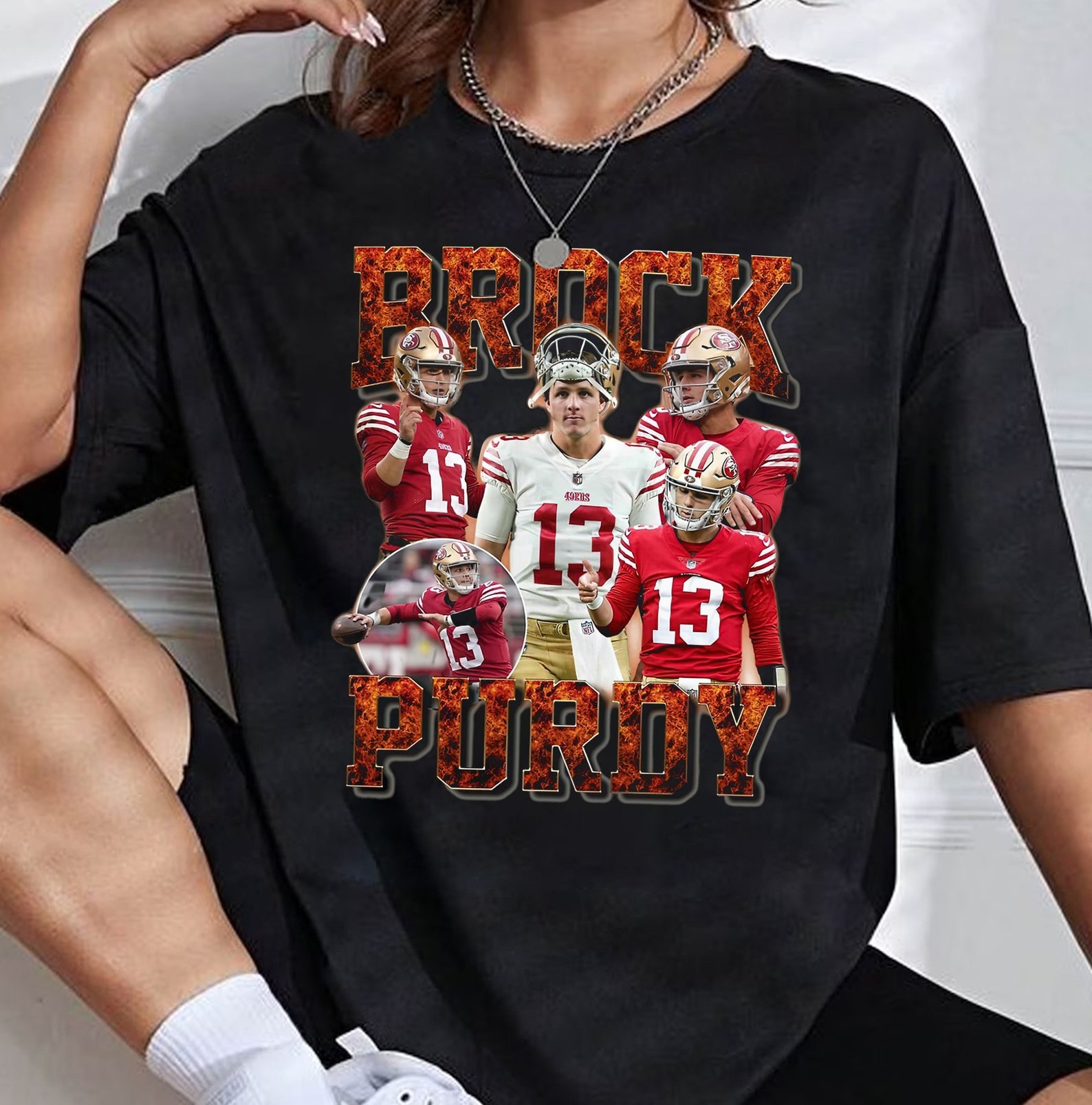 Brock Purdy Shirt, Quarterback Homage Graphic Shirt, Brock Purdy Merch Shirt,  American Football Shirt - Cherrycatshop