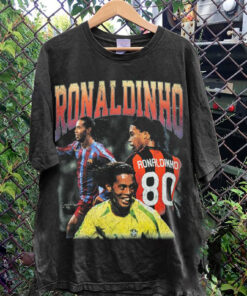Ronaldinho Shirt, Ronaldinho Sweatshirt, Ronaldinho Football Shirt, Ronaldinho Football Sweatshirt