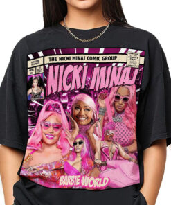 Nicki Minaj Comic Shirt, Nicki Minaj Bootleg Shirt, Nicki Minaj Shirt, Barbie World Shirt, Barbie World Merch Shirt