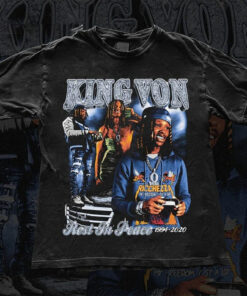 Vintage 90s Bootleg Style King Von Shirt, King Von Shirt, King Von Sweatshirt
