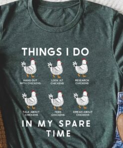 Funny Chicken Shirt, Chicken Girl Shirt, Chicken Mom Shirt, Farm Girl Shirt, Farm Family Shirt, Farmer Dad Shirt