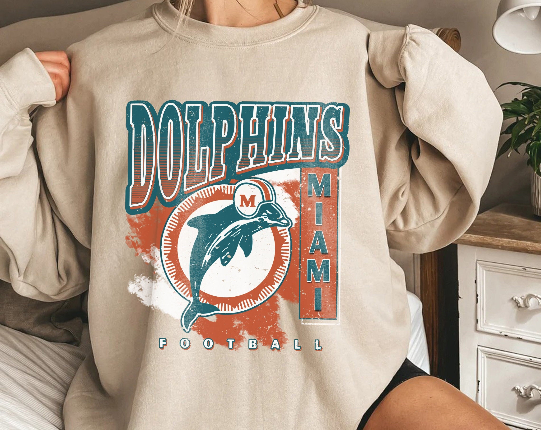 miami dolphins jumper vintage