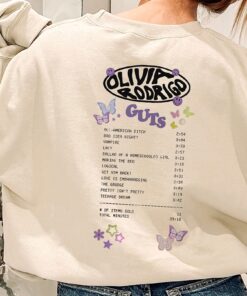 Olivia Rodrigo Guts Shirt, Olivia Rodrigo Guts Shirt, Olivia Tour Shirt, Tween Girl Shirt, Teenager Album Lyrics Shirt, Olivia Rodrigo Merch Shirt