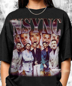 NSYNC Shirt, Nsync Boy Band tshirt, Retro NSYNC Forever Christmas tee