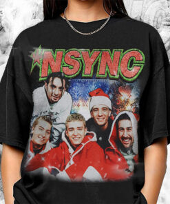 NSYNC Shirt, Nsync Boy Band tshirt, NSYNC Forever Christmas shirt
