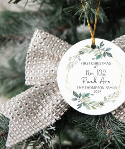 Custom Family Christmas Ornament, Personalized Family Ornament