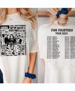 Foo Fighters Tour 2023 tshirt, Foo Fighters Shirt, Everything Or Nothing At All 2 sides Shirt