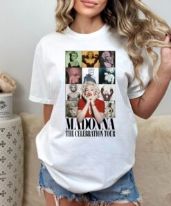 Vintage Retro Madonna Shirt, Madonna Graphic T-Shirt, Concert Tee, 2023 Music Tour Shirt , Madonna The Celebration Tour Sweatshirt Hoodie